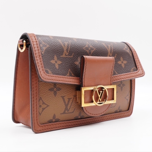 ❌️❌️SOLD❌️❌️BD24❤️LOUIS VUITTON Reverse Monogram Dauphine Chain Wallet - Picture 6 of 16